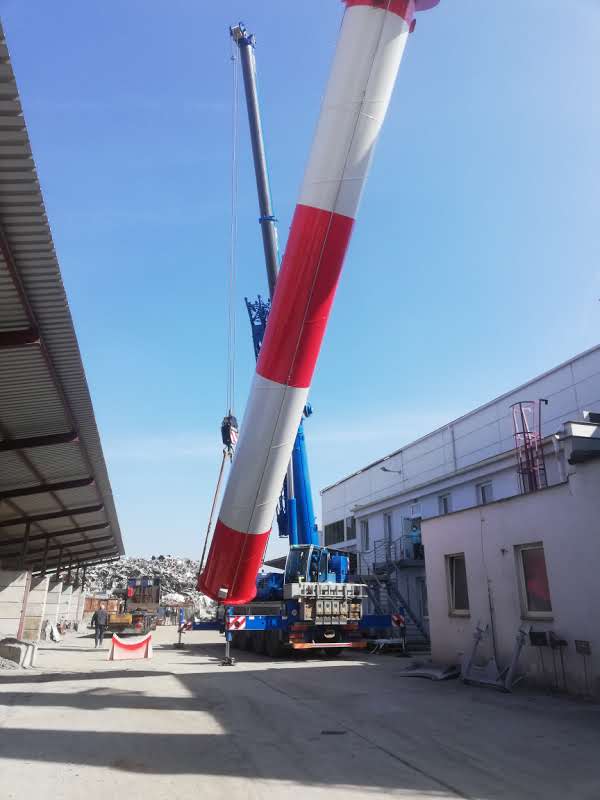 Jeřábnické práce na stavbě